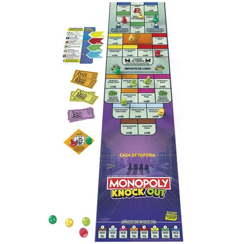 Jogo de Tabuleiro Monopoly Knockout - Hasbro Gaming Online Hot Sale