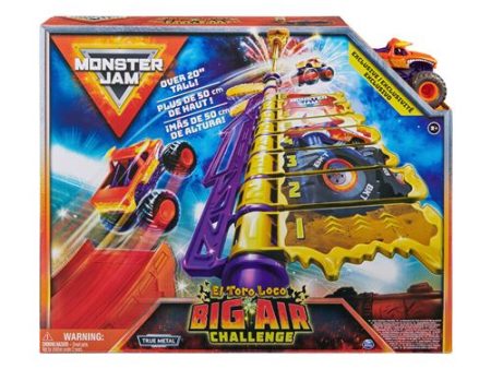 Playset Monster Jam El Toro Loco Big Air Challenge 1:64 - Spin Master For Cheap