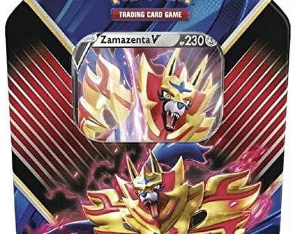 Pokémon TCG: Legends of Galar Summer Tin Featuring Zamazenta EU edition… Hot on Sale