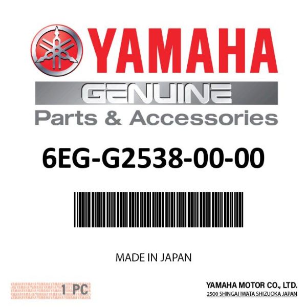 Yamaha 6EG-G2538-00-00 - Bushing, pivot shaft For Cheap