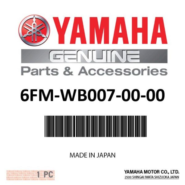 Yamaha 6FM-WB007-00-00 - Gasket,l u drain, bulk(100pcs) Fashion