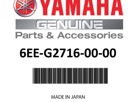 Yamaha 6EE-G2716-00-00 - Rubber, seal 1 Online now